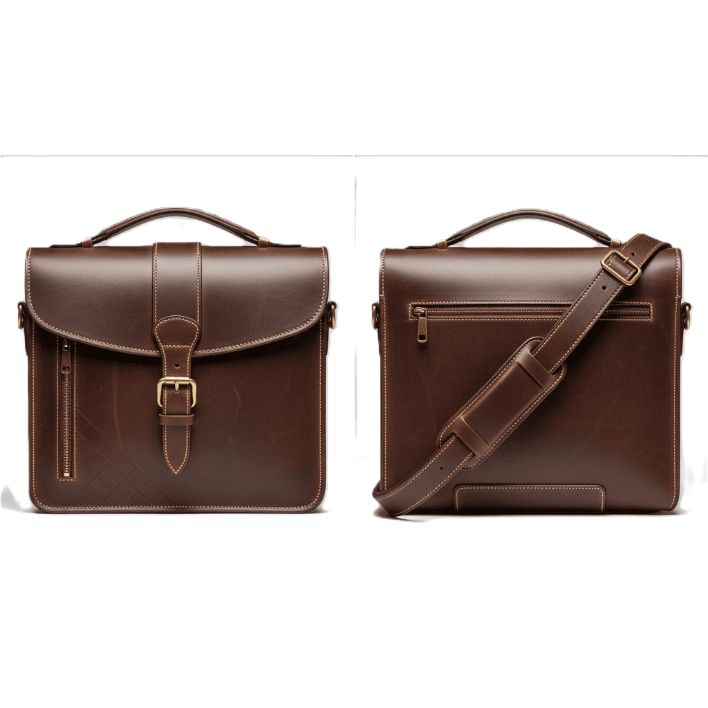 The Meeting Master - Premium English Bridle Leather bags | men | F.Sons Elite - Handcrafted Leather Goods Pakistan